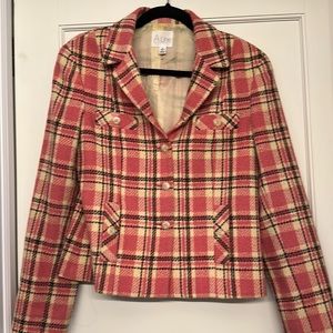 Pink, plaid blazer Barbie